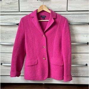 NWOT Lands’ End %100 wool cardigan blazer size 4P